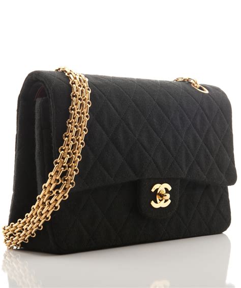 chanel quilted jersey mademoiselle flap|chanel fabric flap.